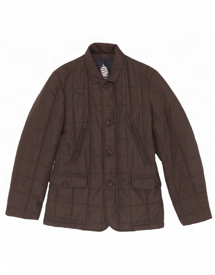 Jaqueta acolchoada masculina Marina Yachting IT 48 poliéster preto médio