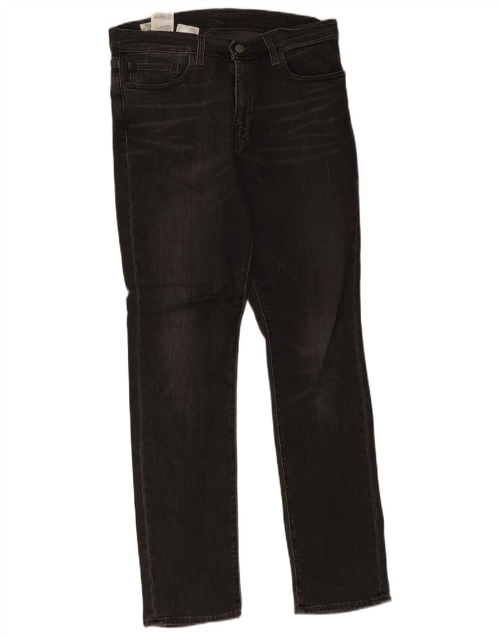 Levi's Hombre 511 Slim Jeans W32 L32 Algodón Negro