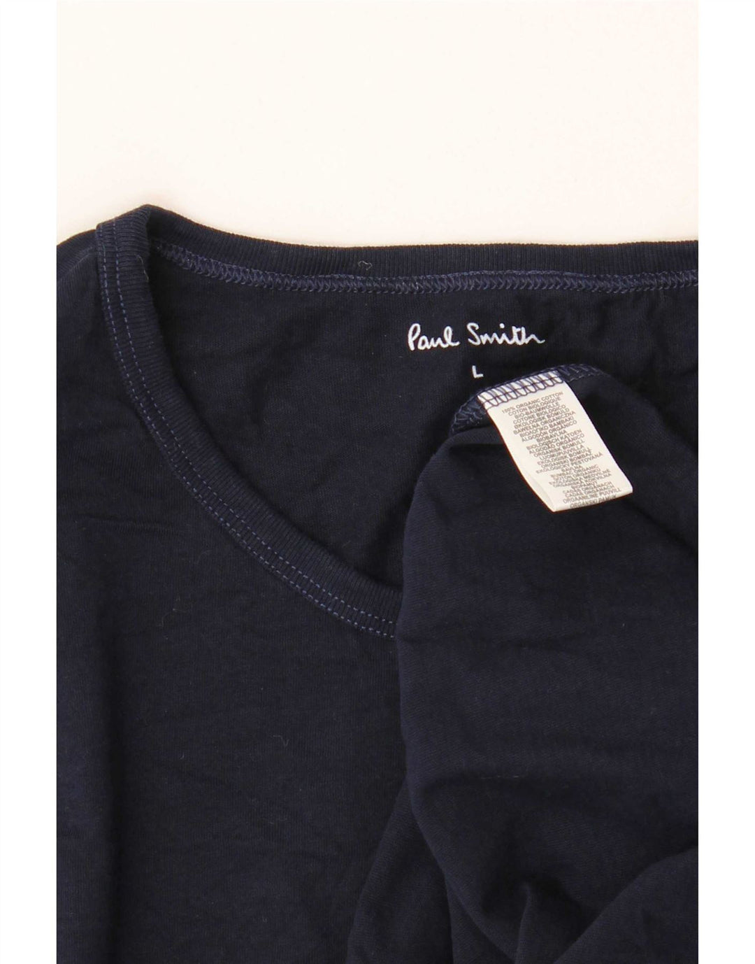 Paul Smith T-Shirt Homme Top Large Bleu Marine Coton