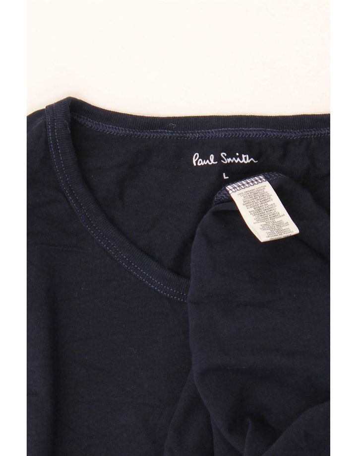 Paul Smith T-Shirt Homme Top Large Bleu Marine Coton