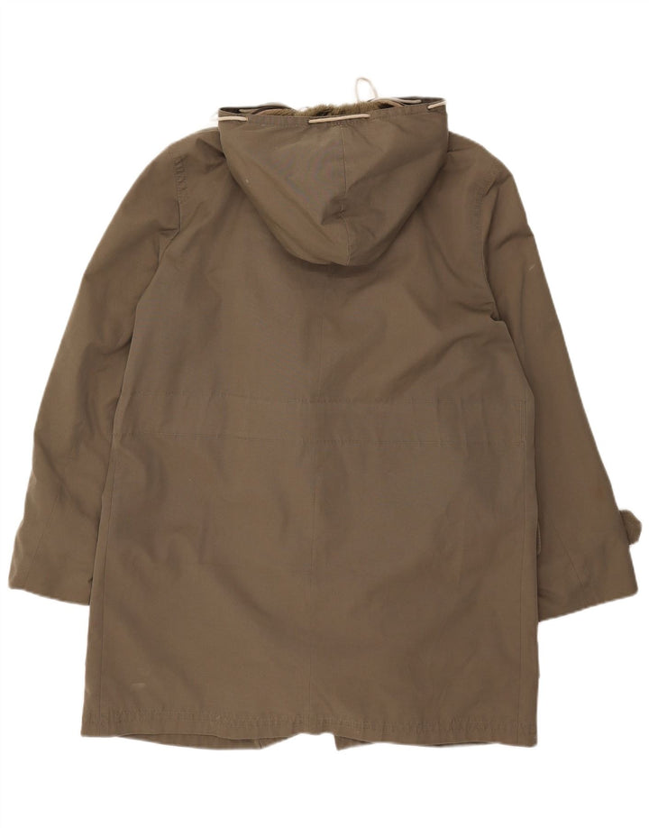WESTBURY Mens Hooded Sherpa Parka Jacket EU 48 Medium Khaki Acrylic