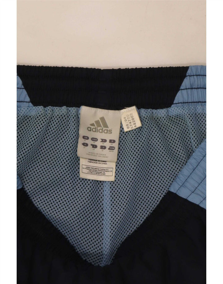 Adidas Herren-Badeshorts, mittelgroß, marineblau, Colourblock-Polyester