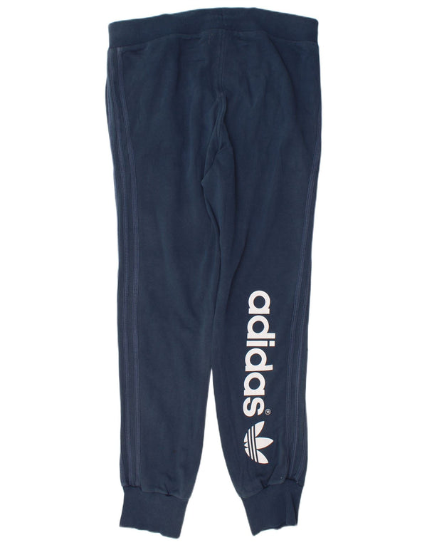 Adidas Pantalon de survêtement graphique pour homme Joggers IT 54 XL Bleu marine Coton