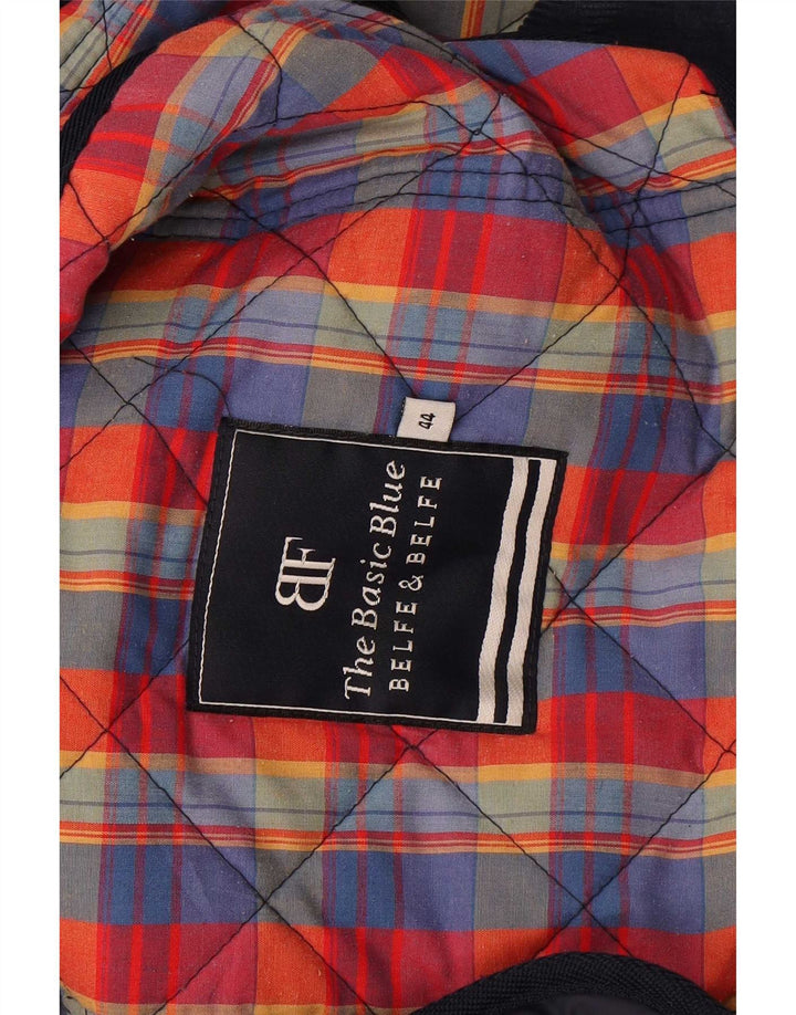 Belfe & Belfe Chaqueta acolchada para hombre IT 44 Poliéster azul marino mediano