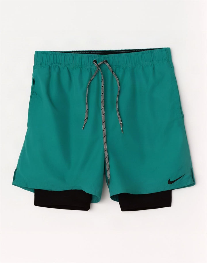 Pantaloncini sportivi da uomo Nike Medio Turchese Poliestere