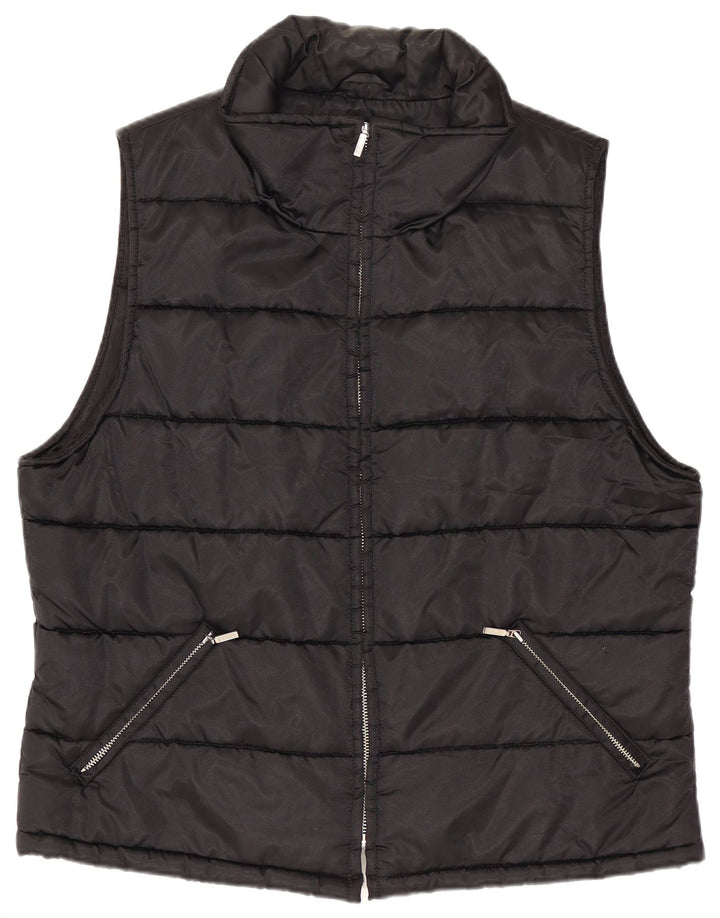 Fusion Womens Padded Gilet UK 18 XL Black Nylon