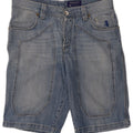 Jeckerson Mens Denim Shorts W33 Medium Blue