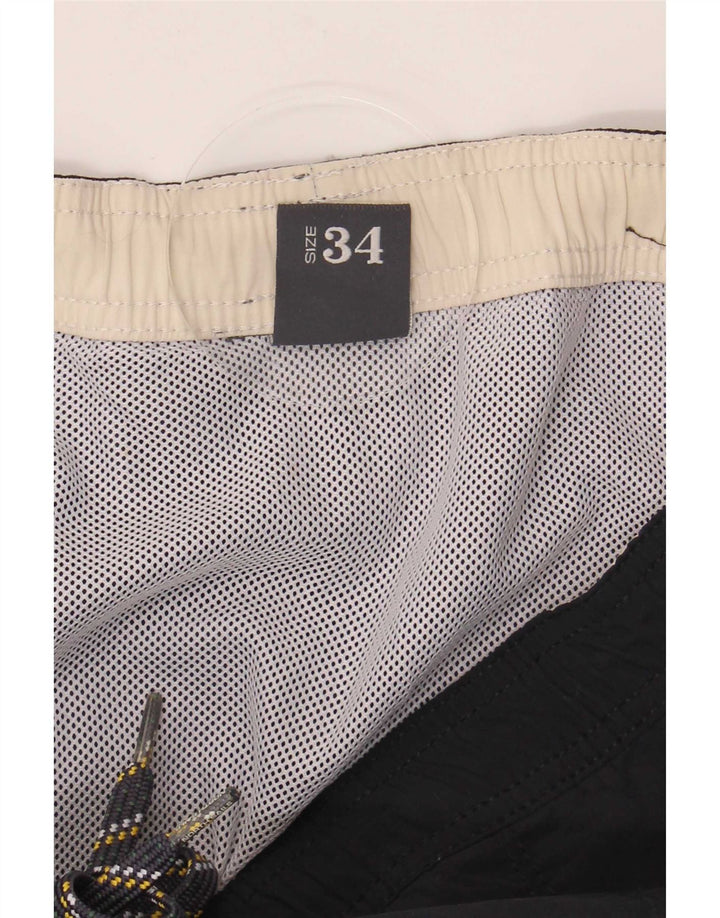 North Sails Mens Graphic Swimming Shorts Large Navy Blue Polyamide