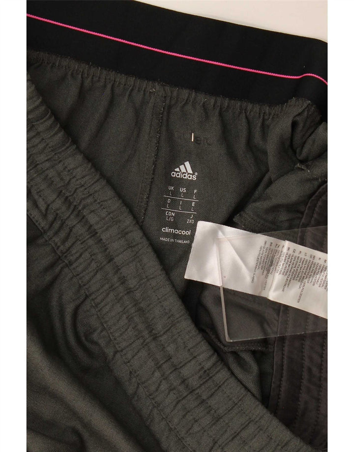 Adidas Herre Climacool Sport Shorts Large Grå Polyester