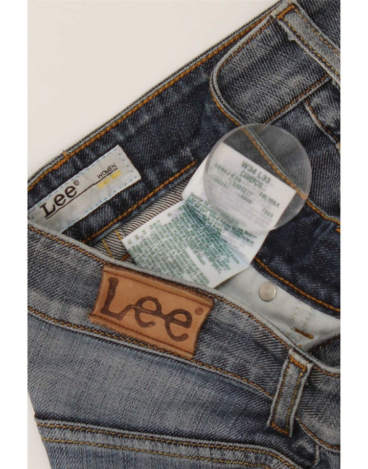 Lee Dame Cameron Bootcut Jeans W34 L28 Blå Bomuld