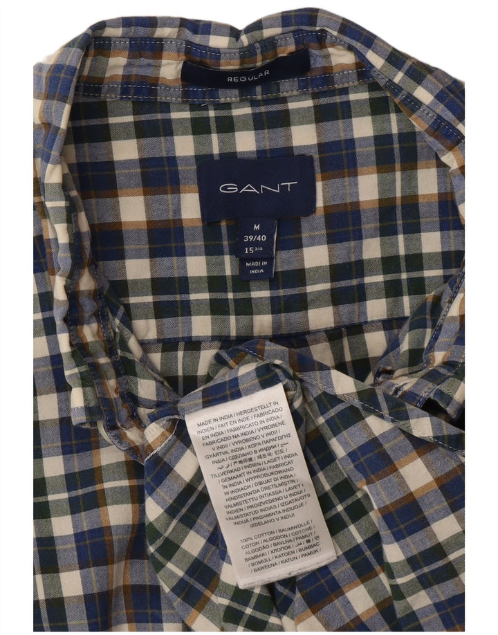 Gant Mens Regular Fit Shirt Size 15 1/2 39/40 Medium Multicoloured Check