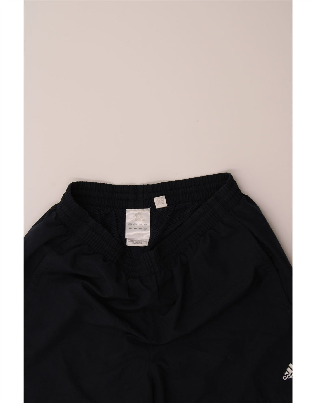 ADIDAS Mens Sport Shorts Medium  Navy Blue Polyester Vintage Adidas and Second-Hand Adidas from Messina Hembry 