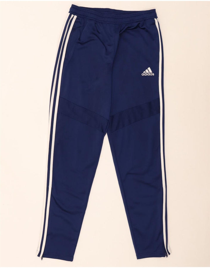 Adidas Boys Tracksuit Trousers 15-16 Years  Navy Blue Polyester