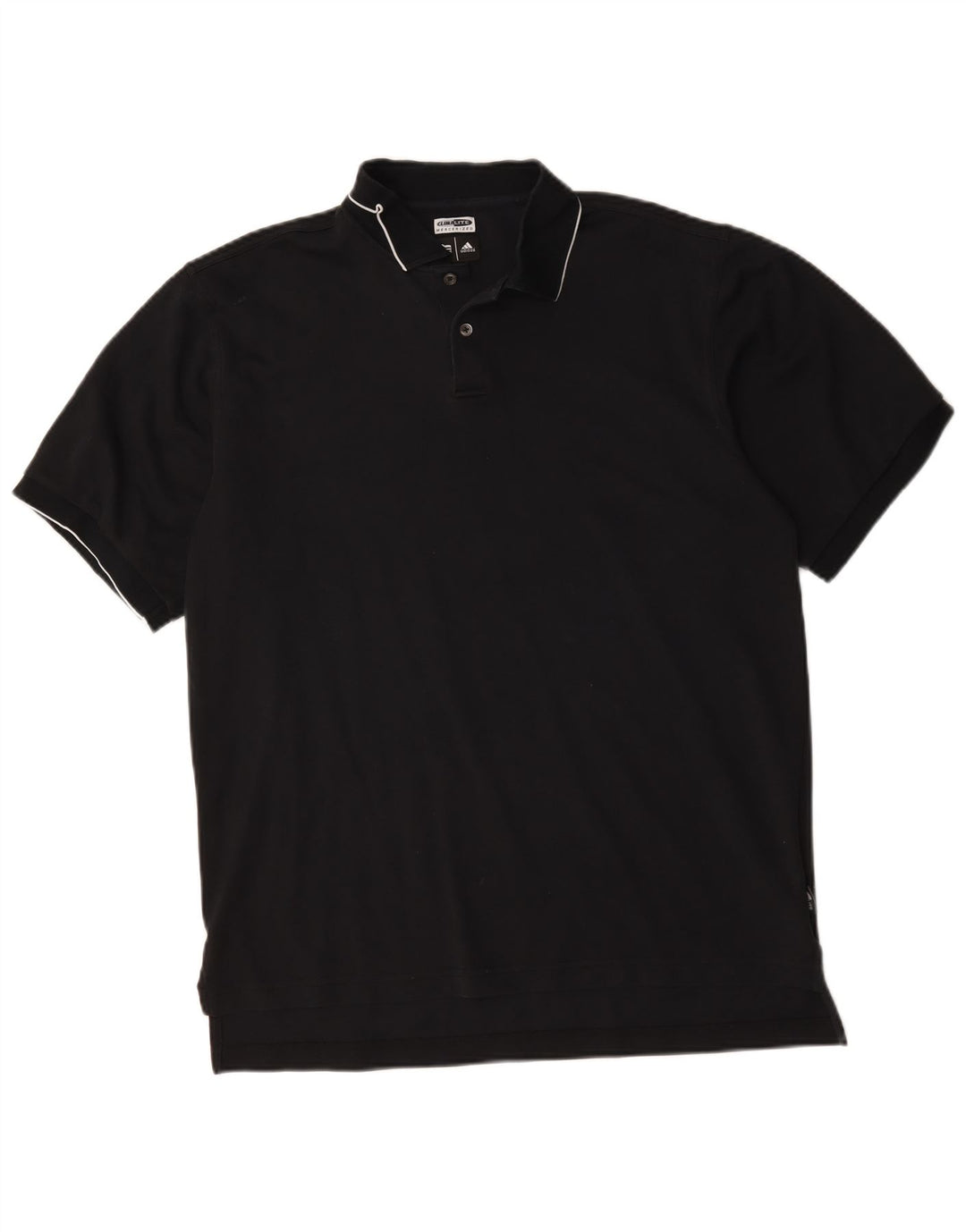 Adidas Mens Climalite Polo Shirt Large Black Cotton
