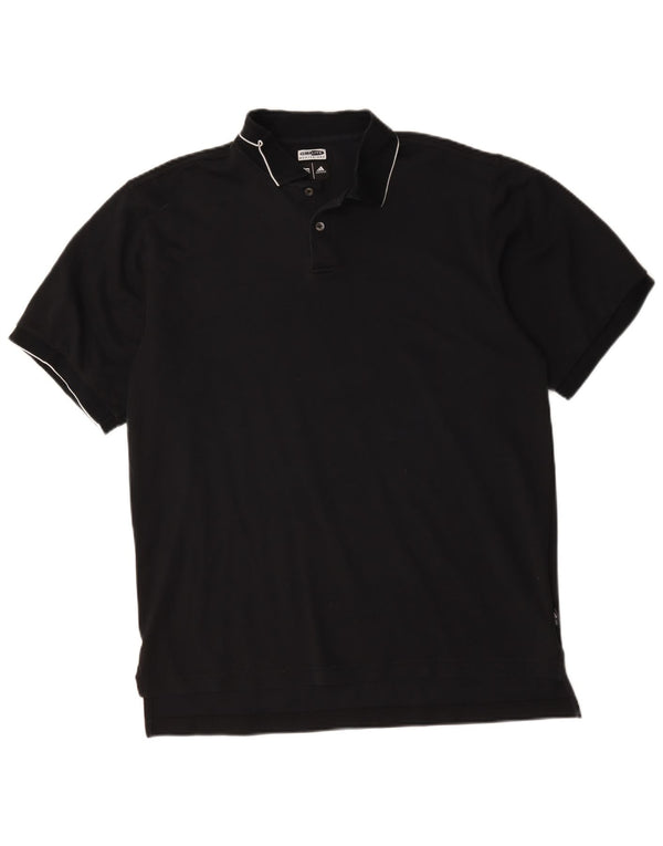 Adidas Mens Climalite Polo Shirt Large Black Cotton