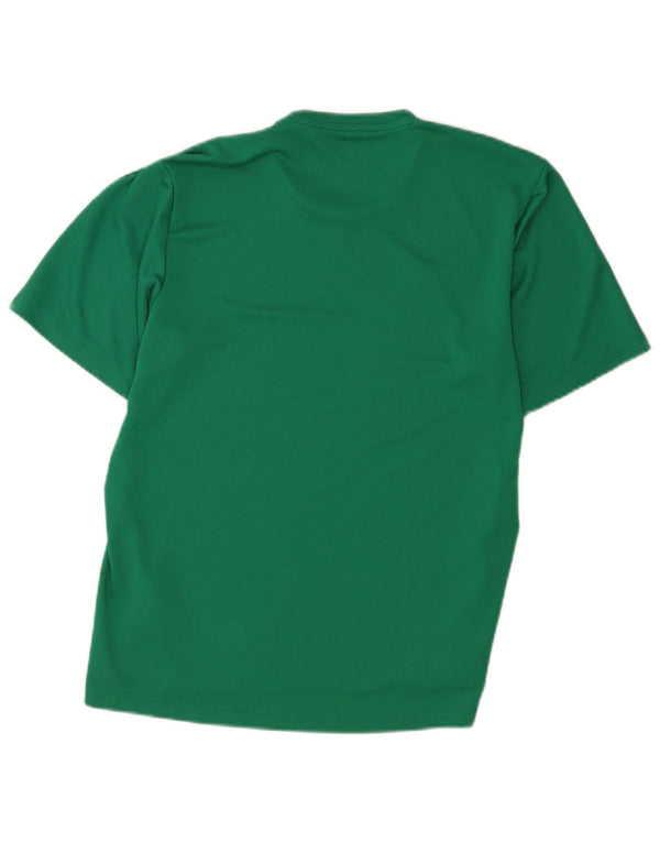 T-shirt Adidas Climalite da uomo Top in poliestere verde medio