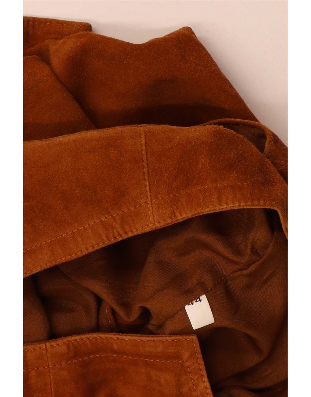 Save The Forest Womens Crop Ruskindsvest IT 44 Medium Brun