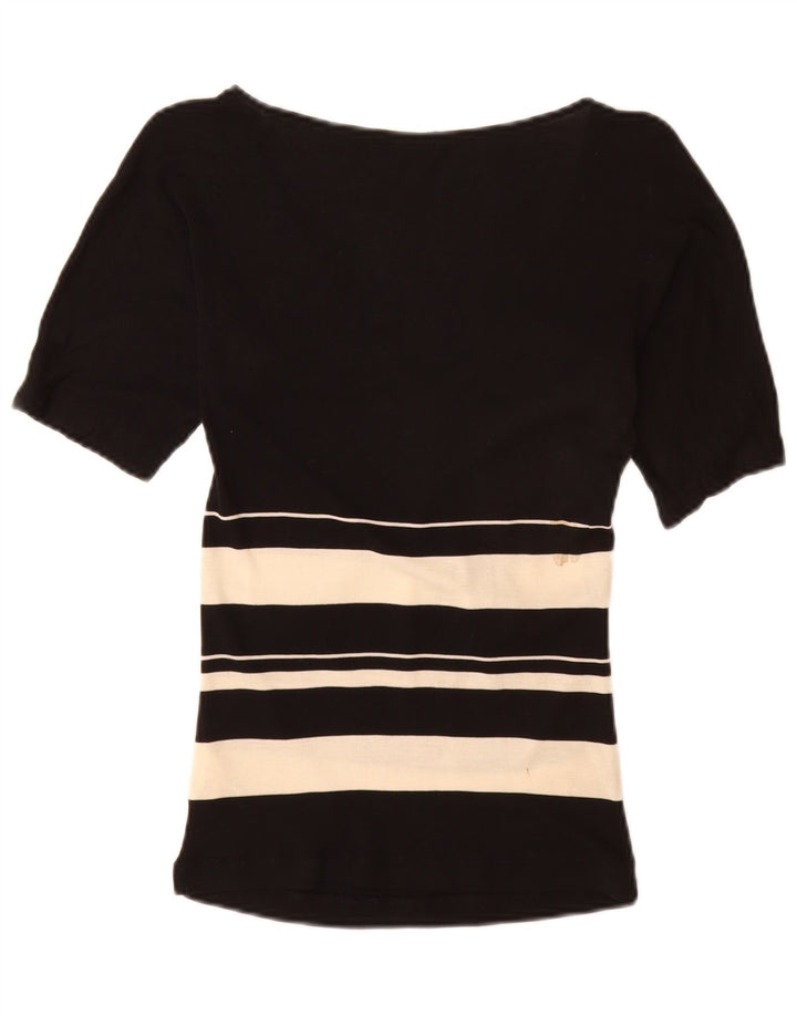 Bluză pentru femei Zara UK 12 Medium Black Colorblock Lyocell