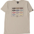 Camiseta masculina gráfica ELLESSE algodão cinza médio