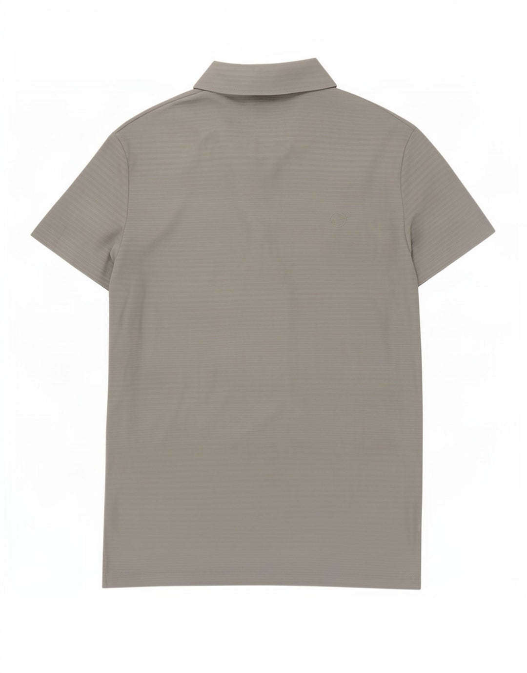 Camisa polo feminina Puma UK 16 grande poliéster listrado cinza