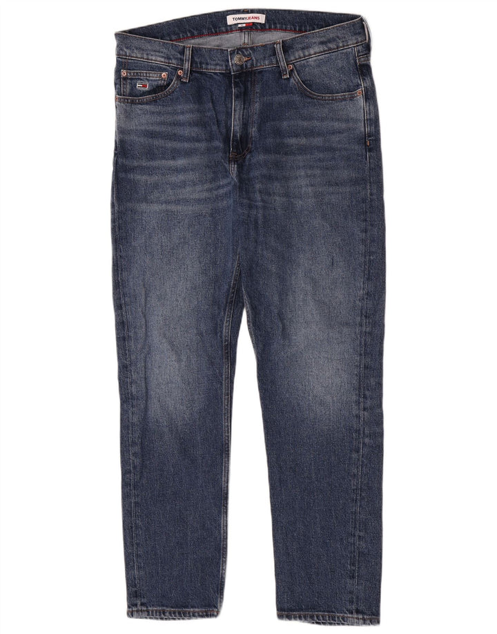 Tommy Hilfiger Mens Slim Jeans W32 L29 Blue Cotton
