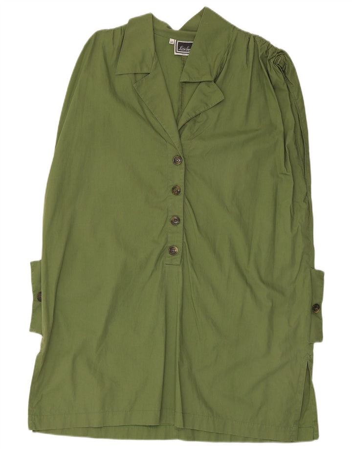 Luisa Spagnoli Robe chemise pull pour femme IT 46 Large Vert