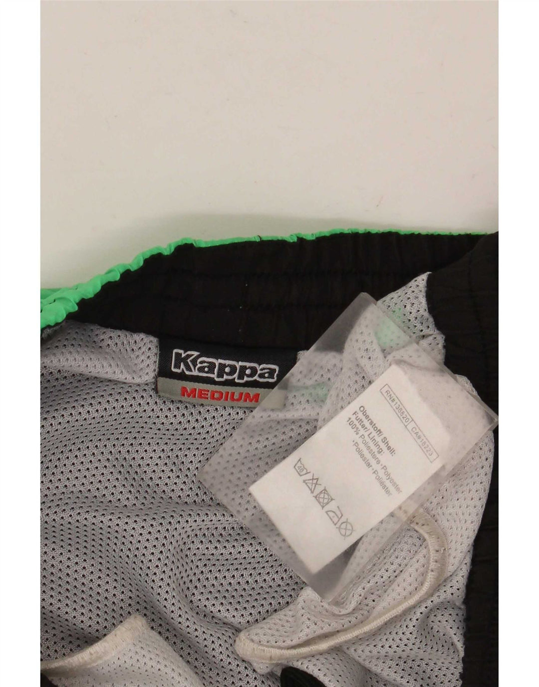 Kappa Mens Swimming Shorts Medium Black Colourblock Polyester