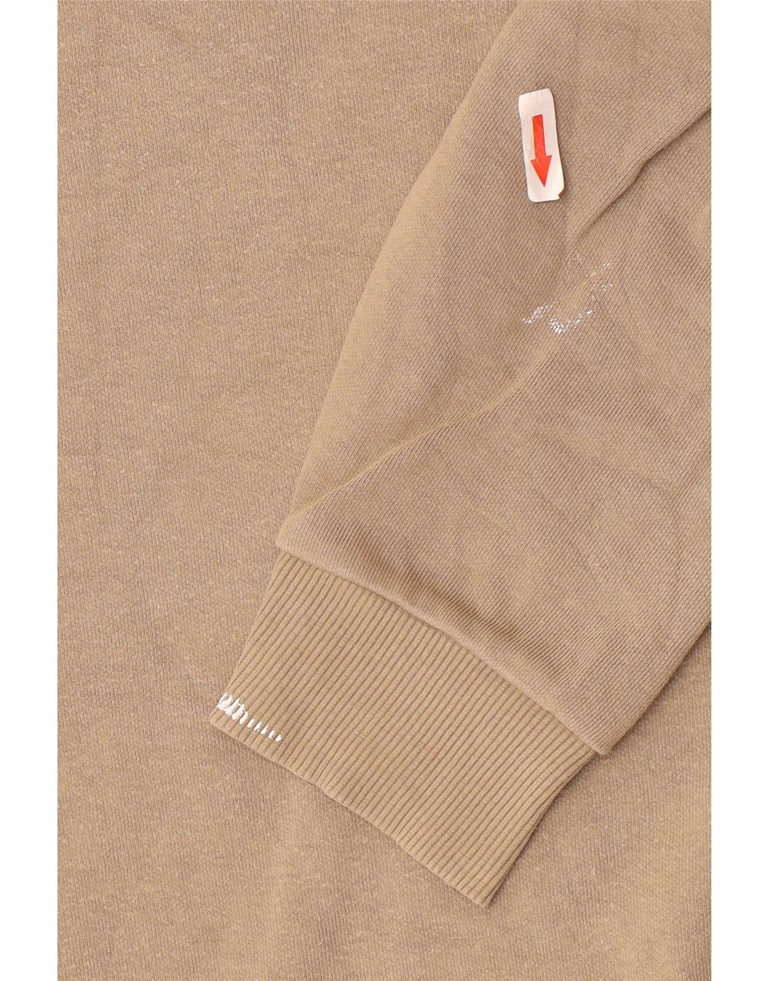 Zara Herre Sweatshirt Jumper Medium Beige Bomuld