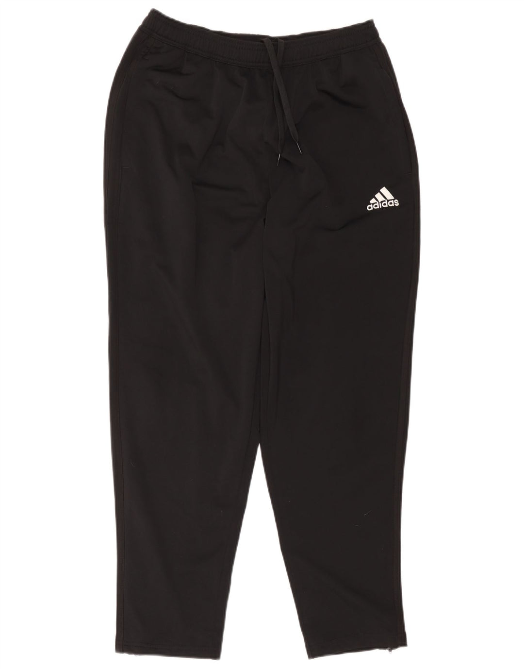 Pantaloni da tuta da uomo Adidas Large neri in poliestere