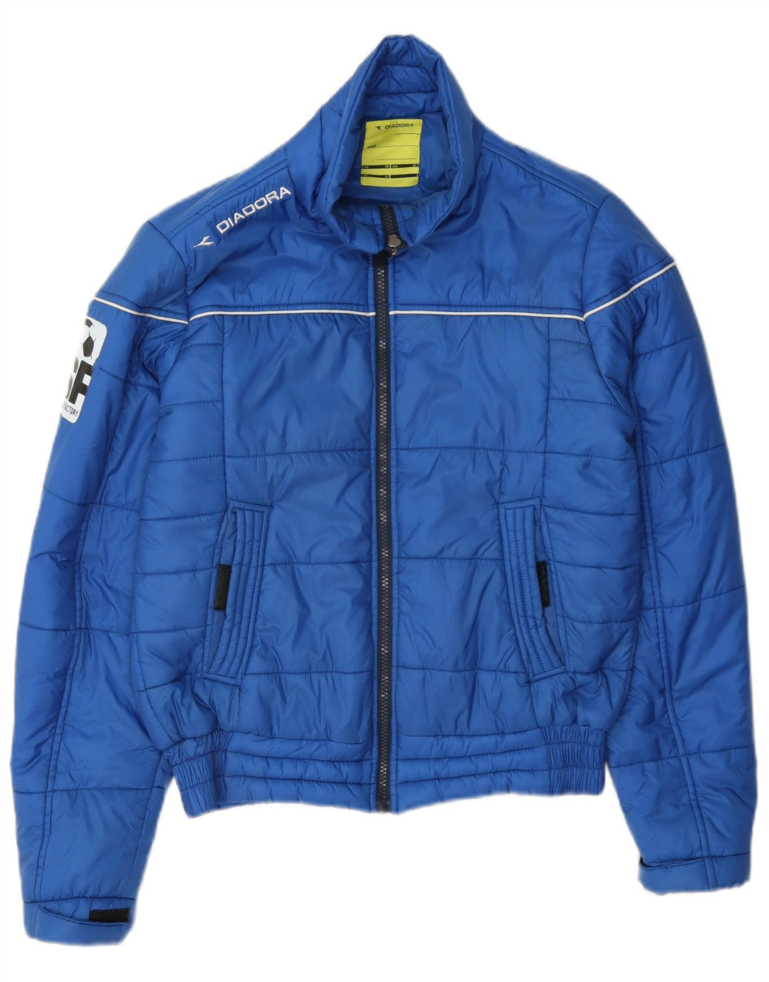 Diadora Wattierte Jacke mit Grafik für Jungen, 9–10 Jahre, Größe L, Blau, Polyester