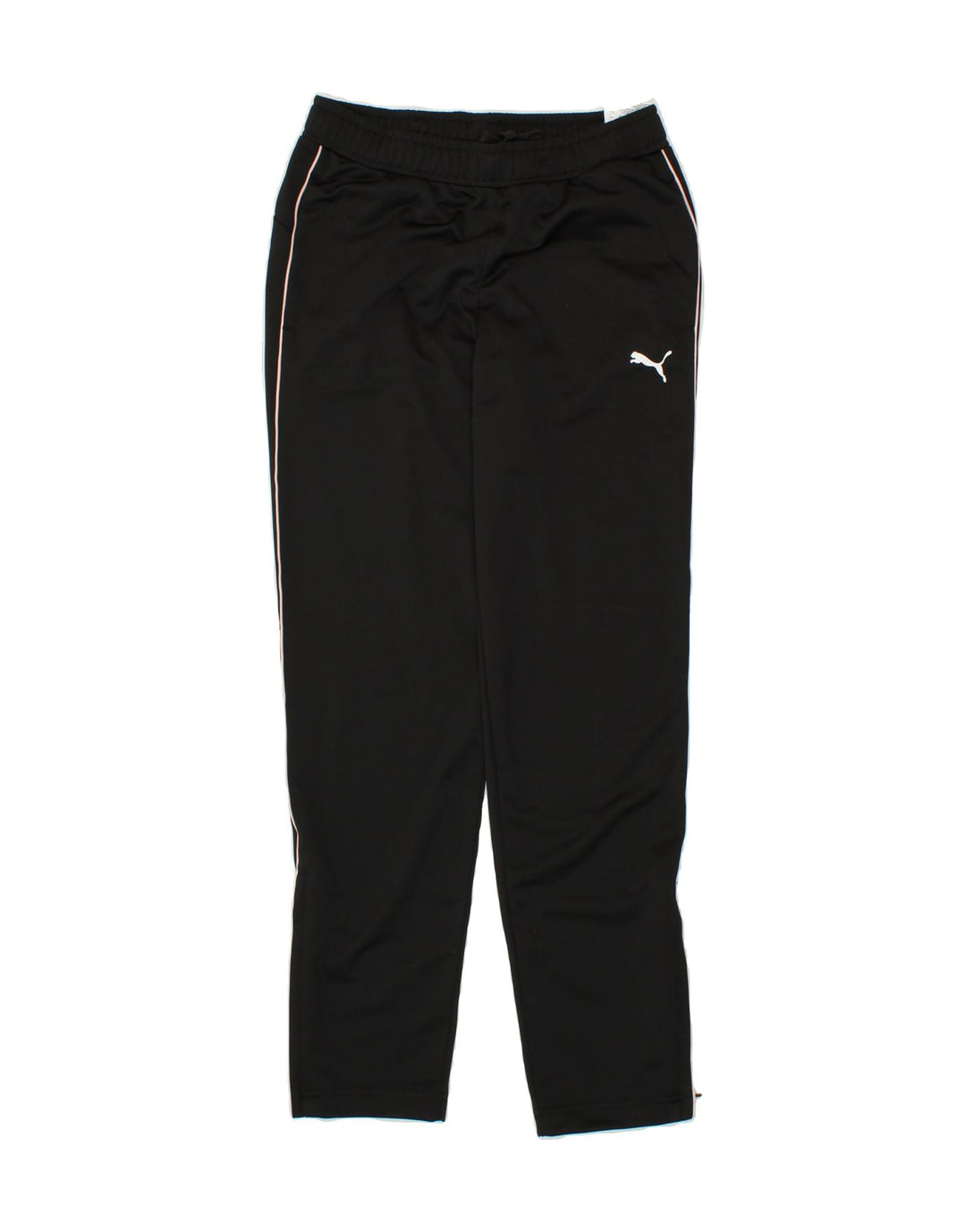 PUMA Girls Tracksuit Trousers 13-14 Years Black Polyester Vintage Puma and Second-Hand Puma from Messina Hembry 