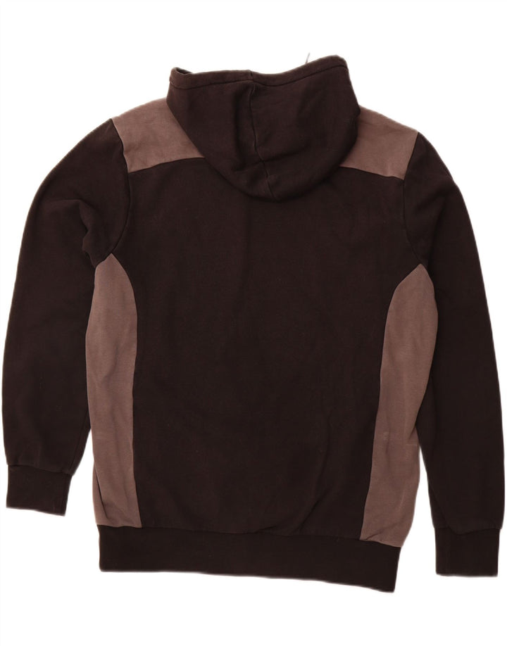PUMA Mens Hoodie Jumper Large Black Colourblock