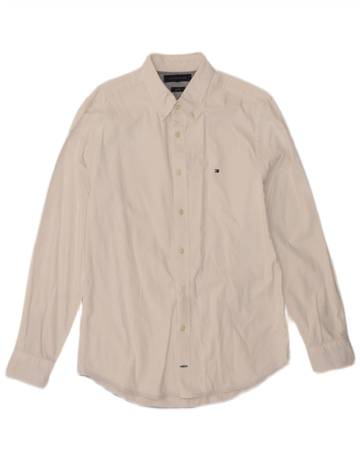 Tommy Hilfiger Chemise Slim Fit Homme Blanc Moyen
