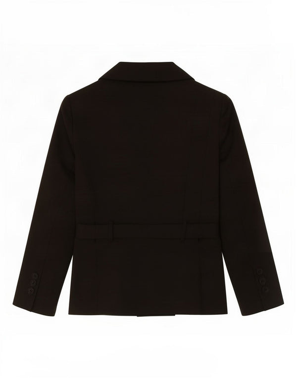 Zara Jaqueta Blazer Feminina Reino Unido 18 XL Preto Poliéster