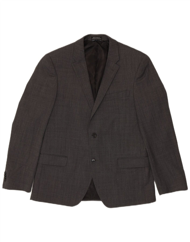 Tommy Hilfiger Ανδρικό σακάκι με 2 κουμπιά σακάκι UK 42 XL Grey Check Wool