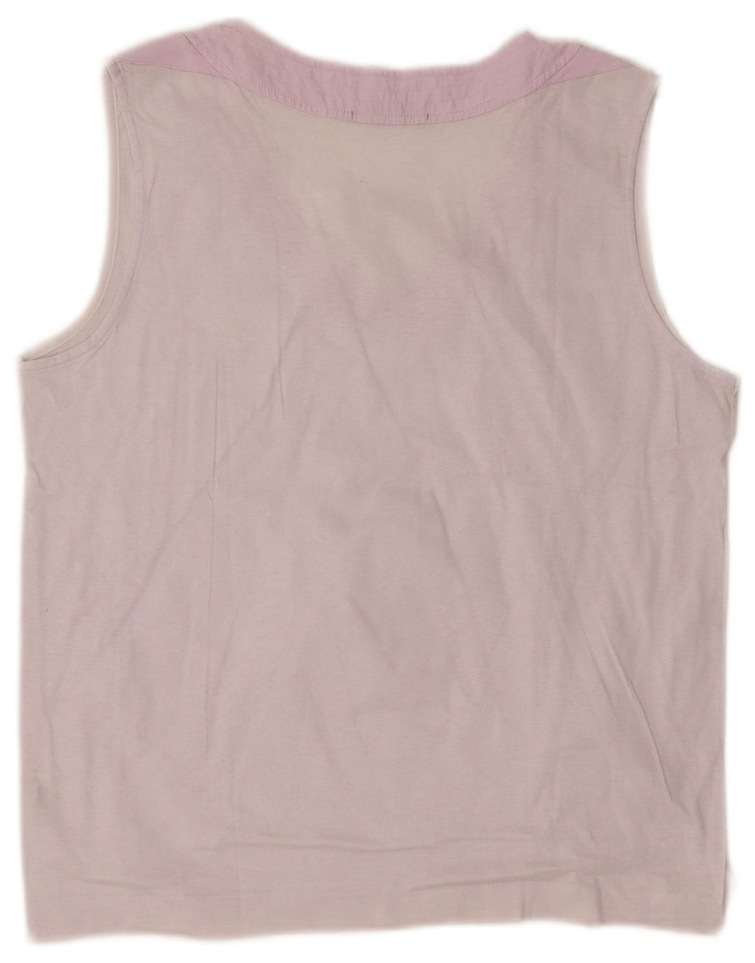 Fila Damen Weste Top US 12 Large Lila Baumwolle