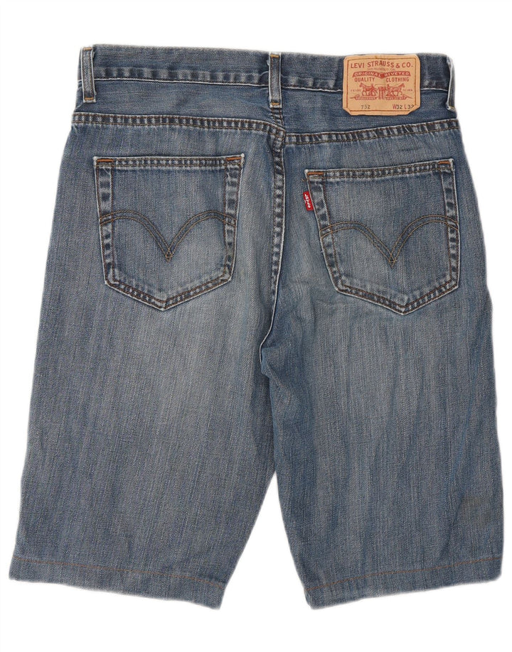 Męskie spodenki jeansowe Levi's 752 W32 Średnioniebieskie bawełniane