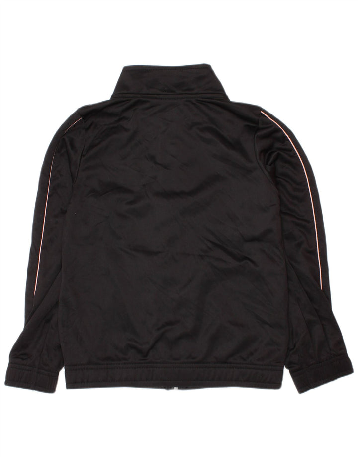 Puma Girls Graphic Tracksuit Top Jacket 5-6 Years Black