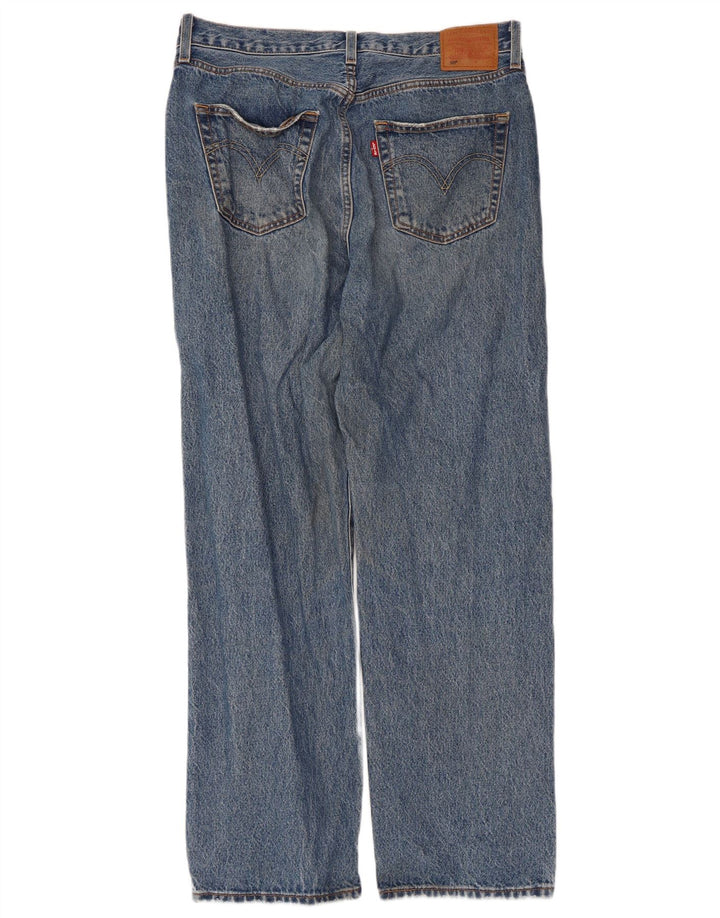 Levi's Mens 501 Straight Jeans W30 L30 Blue Cotton