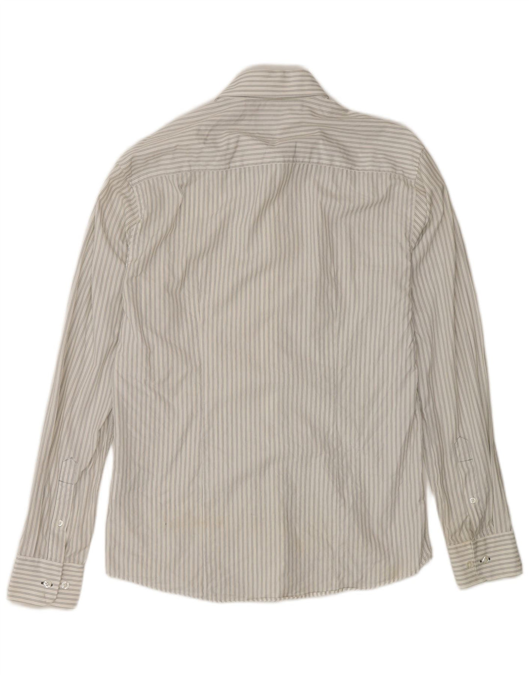 Camicia da uomo Jack & Jones in cotone gessato bianco medio