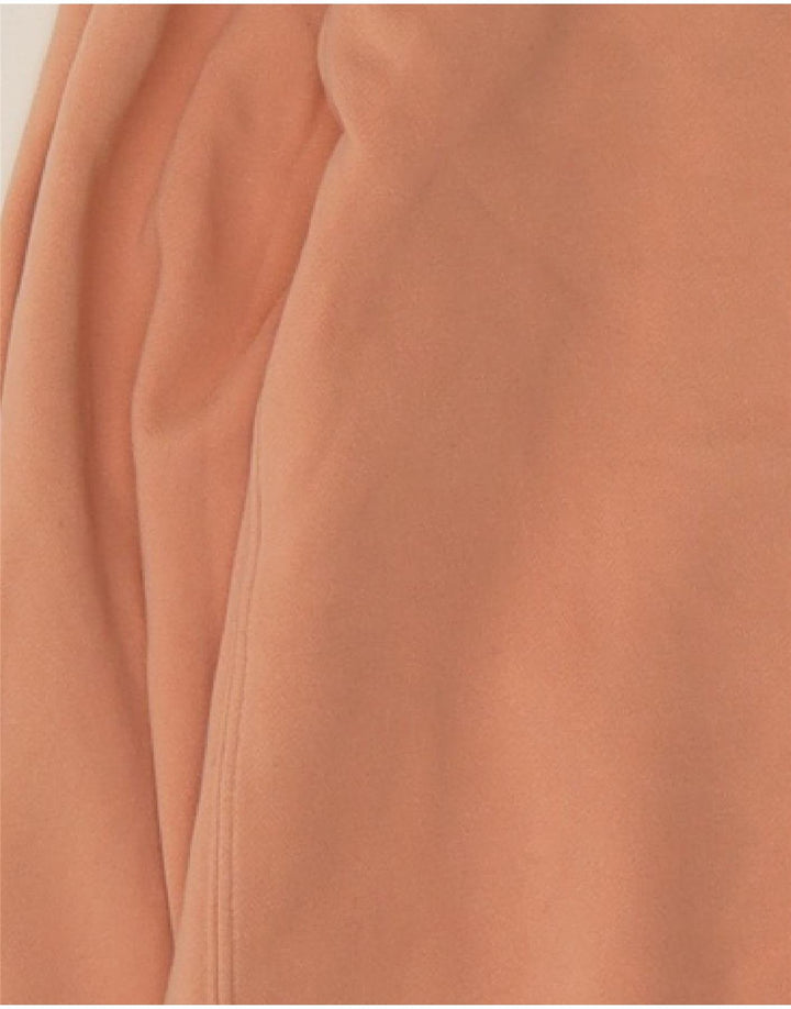 Nike Womens Oversized Hoodie Jumper UK 14 Medium Pink Cotton