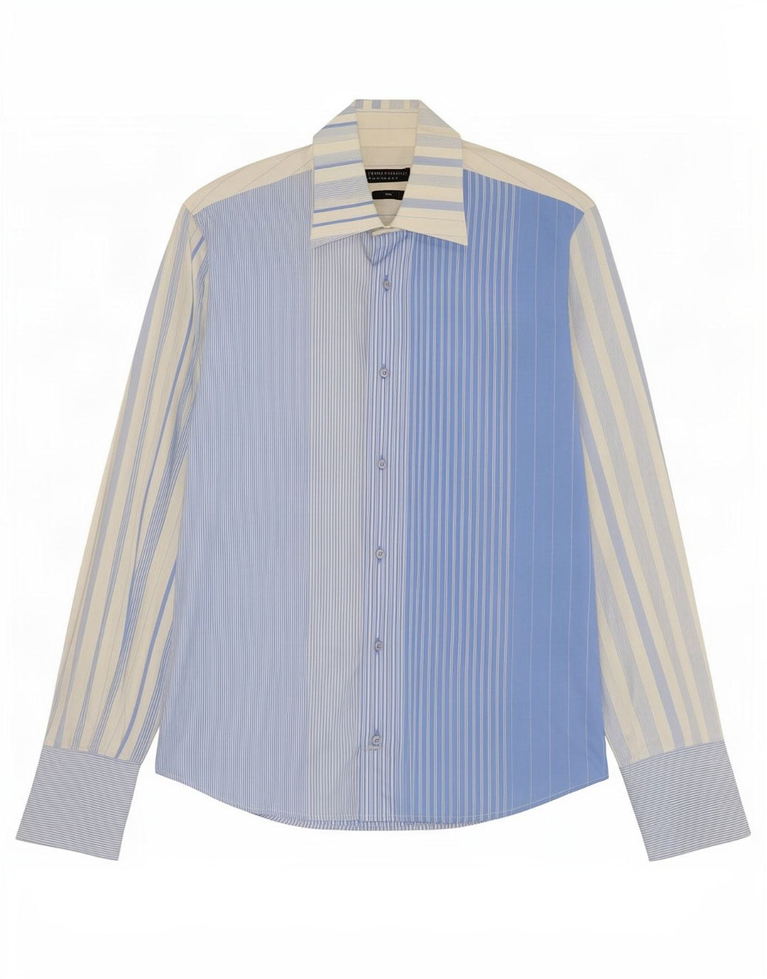Harris&Harold Mens Shirt Size 41 16 Large Blue Striped Cotton