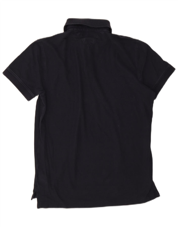 Tommy Hilfiger Mens Regular Fit Polo Shirt Medium Navy Blue Cotton