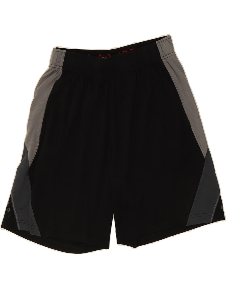 RUSSELL ATHLETIC Mens Dri-Power Sport Shorts Medium  Black Colourblock Vintage Russell Athletic and Second-Hand Russell Athletic from Messina Hembry 