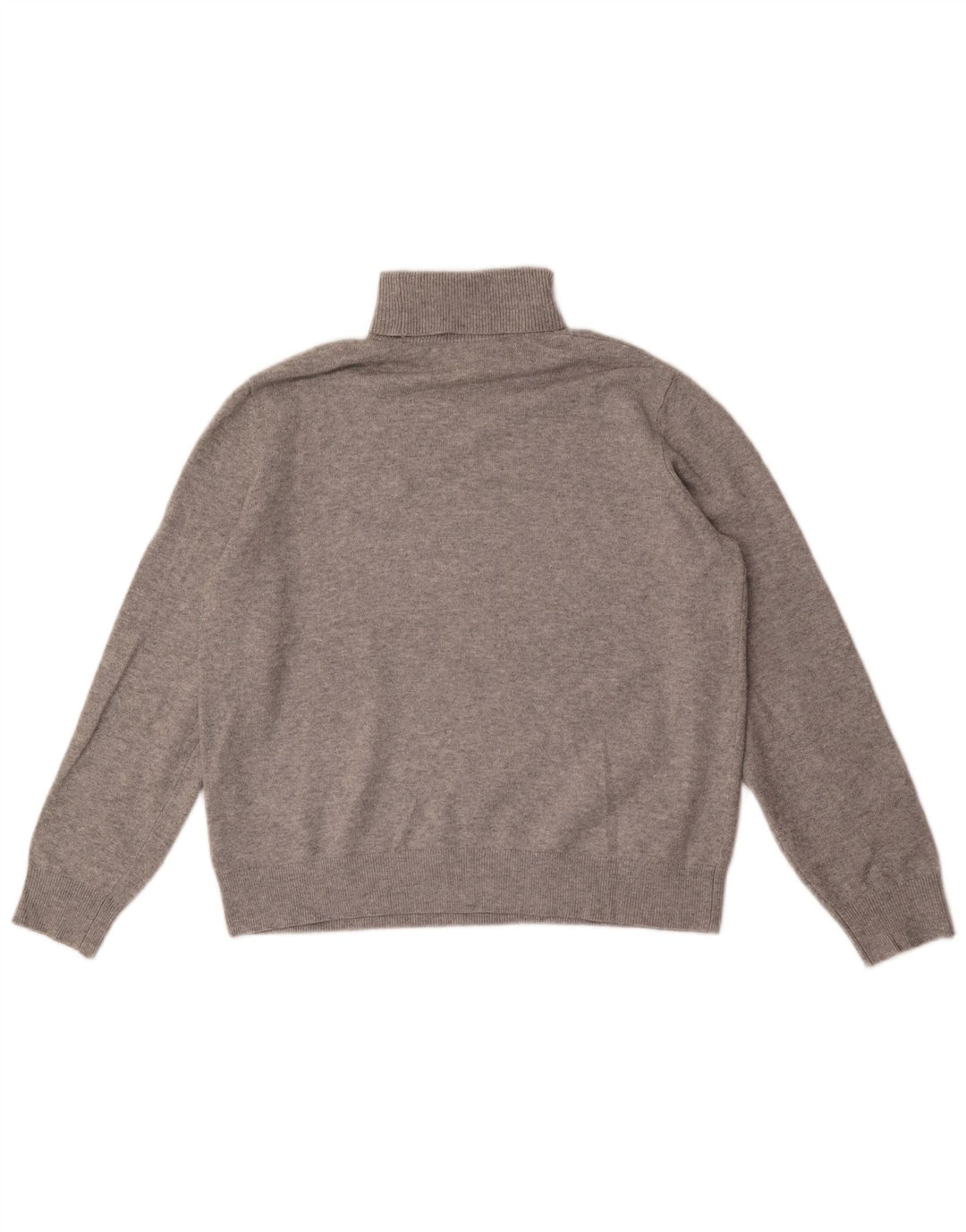 Marks & Spencer Herre Rullehals sweater Medium Grå Polyester