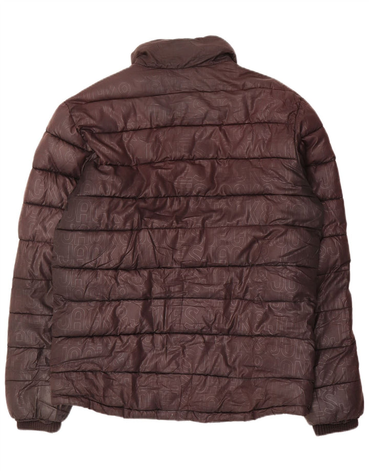 Jack & Jones Mens Padded Jacket UK 40 Large Brown