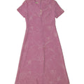 JACQUES VERT Womens Abstract Pattern Maxi Dress UK 12 Medium Pink Vintage Jacques Vert and Second-Hand Jacques Vert from Messina Hembry 