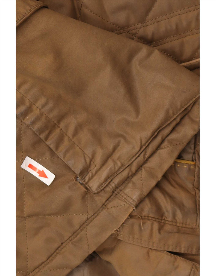 Massimo Dutti Herre Utility Jacket UK 40 Stor Brun Nylon