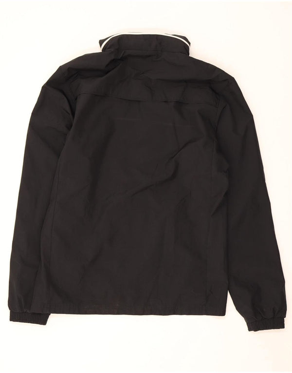 Adidas Hommes Watford À Capuche Survêtement Top Veste Petit Noir Polyester