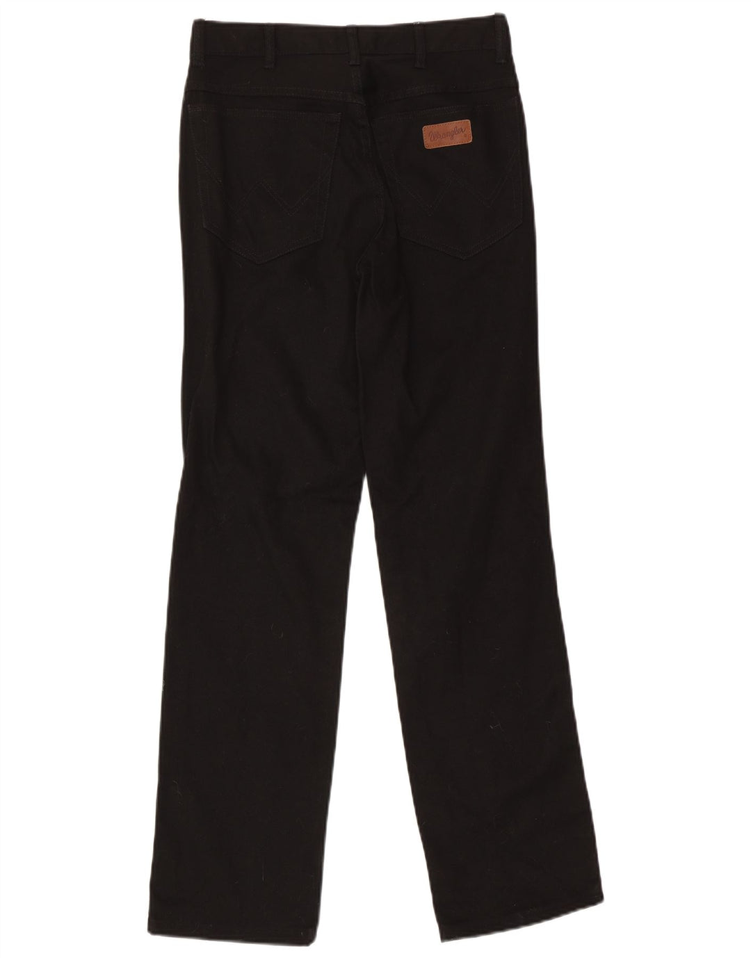 Wrangler Straight Jeans til mænd W30 L31 Sort bomuld